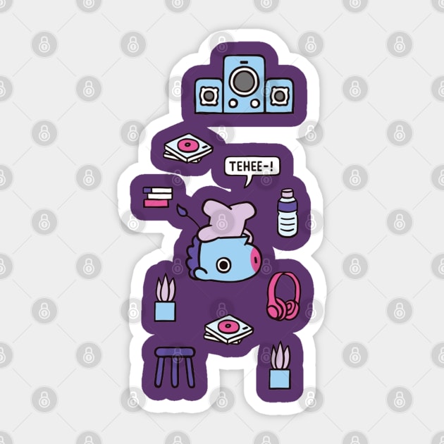 BT21 Roomie Phone Case - Mang Sticker by ZeroKara